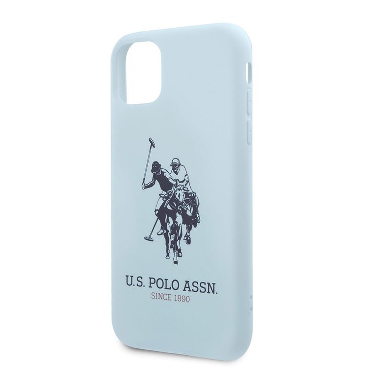 CG MOBILE U.S.Polo Assn. Silicone Effect Case Big Horse Logo Compatible for iPhone 11 Pro ( 5.8" ) Shock Resistant, Scratches Resistant, Easy Access to All Ports