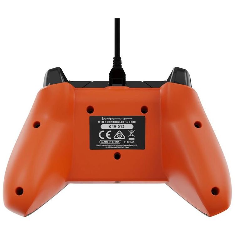 PDP Controller for  Xbox Series X/S/PC - Atomic Black - Black / Orange