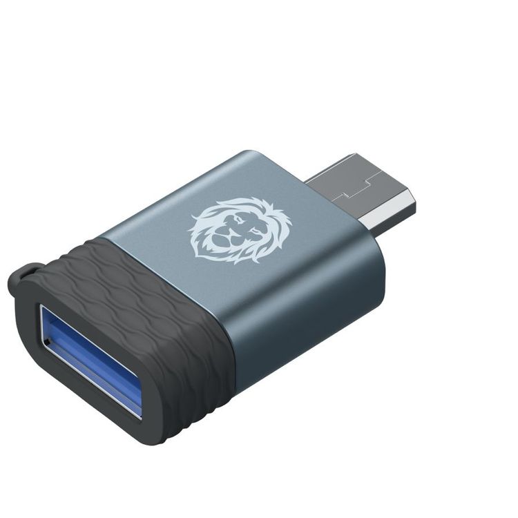 Green Lion Micro OTG 3.0 USB - Blue/Silver