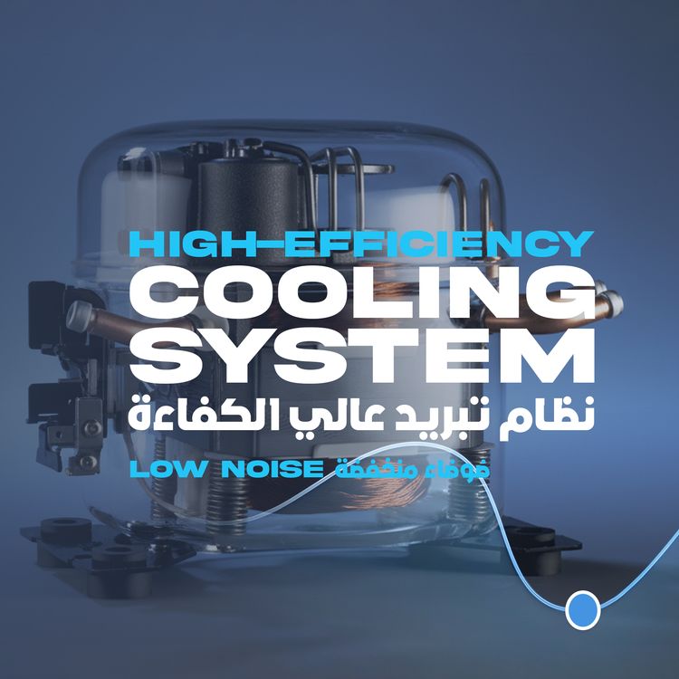 ثلاجة باورولوجي المحمولة بسعة 40 لتر مع حجرة مزدوجة وعربة، سعة 40 لتر، بطارية بسعة 20800 مللي أمبير - رمادي