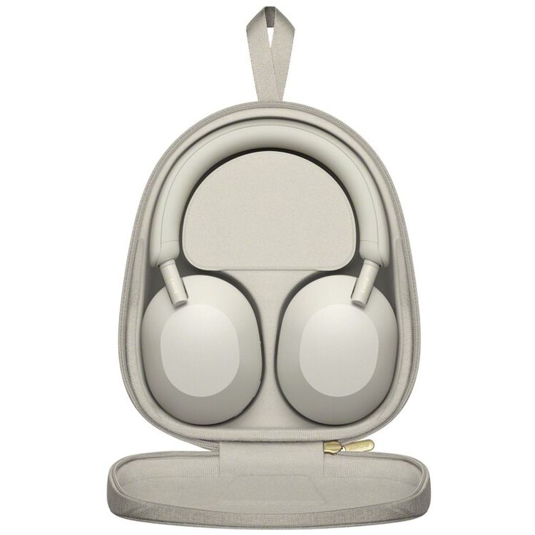 Sony WH-1000XM5 Wireless Headphones with Noise Cancelling, Extraordinary Sound Quality, Seamless Music and Audio Notifications, Multi Noise Sensor Technology - Silver