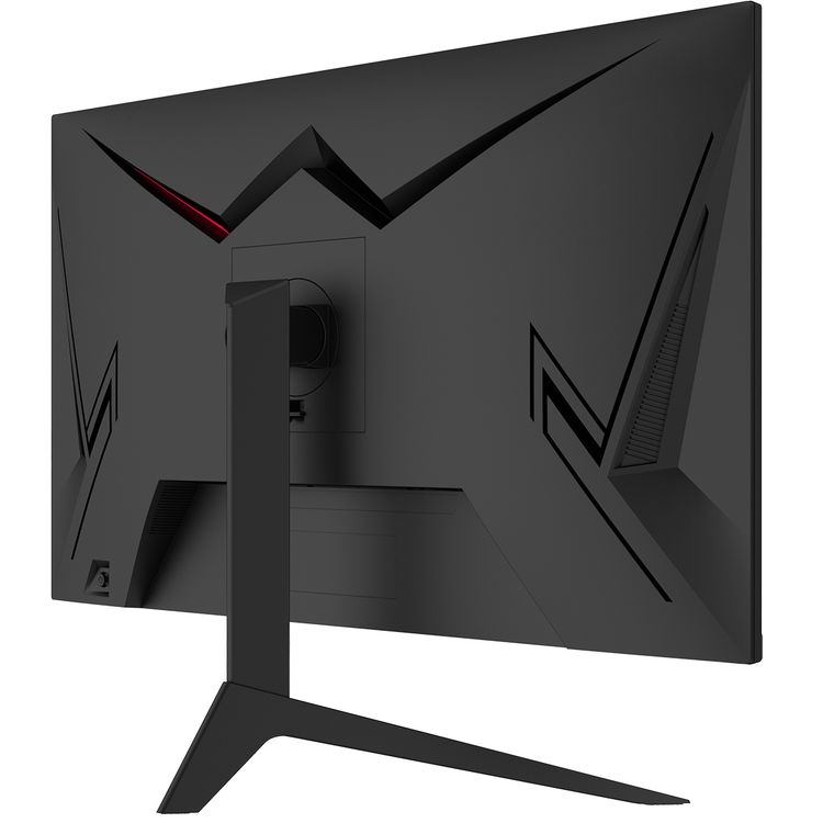 Porodo Gaming 27" FHD 120Hz Gaming Monitor, Borderless Design, 178° Viewing Angle, RGB Lighting, Overdrive Function, Durable Metal Stand, E-LED Backlight Type, 16.7M Display Colors - Black