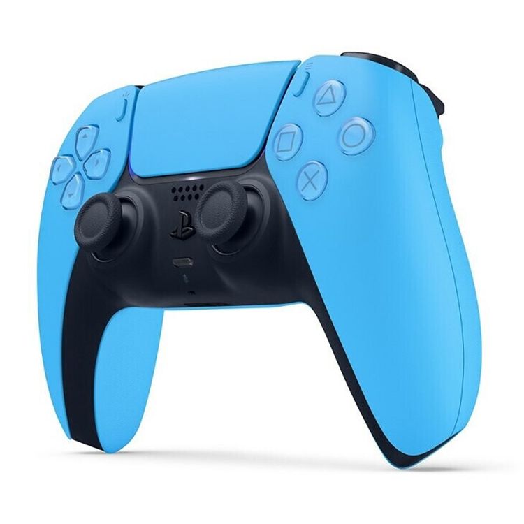 Sony PS5 PlayStation Dual Sense Wireless Controller with Built-in Microphone & Speaker, Haptic Feedback, 14 Keys Total, Adaptive Triggers, Motion Sensor - Sky Blue