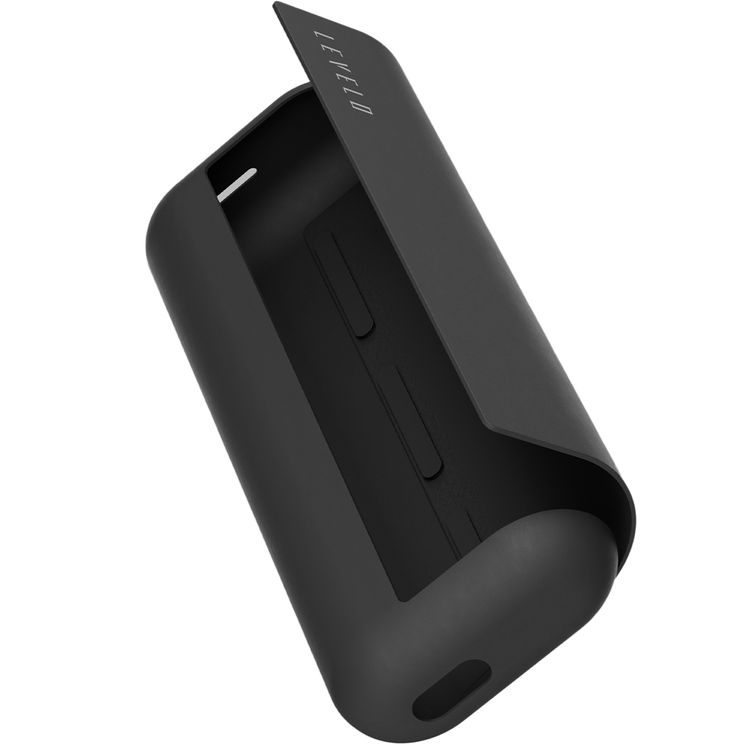 Levelo Nikko Silicone Case For IQOS Iluma Prime 2023, Slip-Resistant, Smooth Silicone Finish, Ultra Slim, Water, Impact & Dust Resistant - Black 