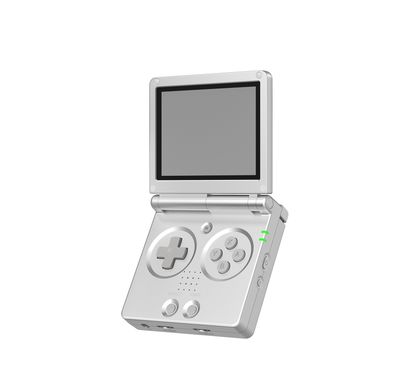 Green Lion GP Pro Fold Gaming Console with Dual-Core G31 MP2 GPU, Vibrating Motor, HDMI Output, Supports Up-to 512GB TF Card, 3.5 Inches IPS Screen, 640×480 Pixels Resolution, 3300mAh Battery, 8 Hours Working Time - Silver