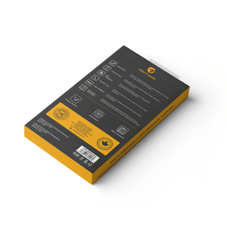 واقي شاشة كامل من Liberty Guard لهاتف iPhone 11 Pro Max، ملمس ناعم، مضاد لبصمات الأصابع، مضاد للخدش - شفاف