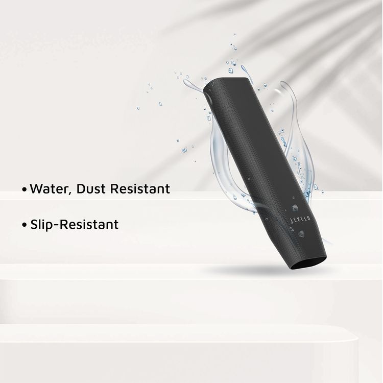 غطاء سيليكون Levelo Nara لجهاز IQOS ILUMA One 2023، مقاوم للانزلاق، بملمس ناعم من السيليكون، مقاوم للصدمات والماء والغبار، نحيف جداً، يشعر وكأنه بدون غطاء - أسود