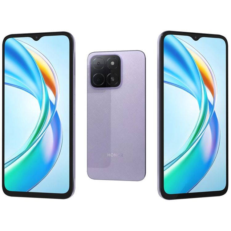 Huawei Honor X5b Plus TRA Version, 6.56", 4GB RAM, 64GB Storage, 50MP, Dual SIM, Android 14, GSM, HSPA, LTE - Starry Purple
