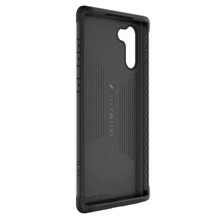 X-Doria Defense Lux Phone Case Compatible for Samsung Galaxy Note 10 | Drop Protection Back Cover - Black Carbon