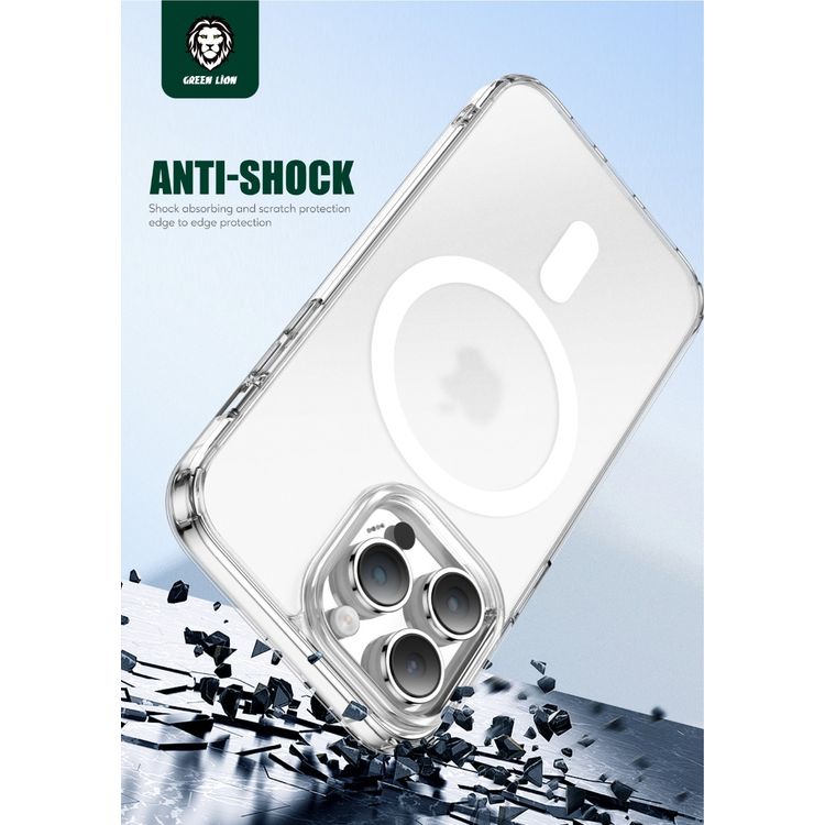 Green Lion Anti-Shock Magnetic Pro iPhone 14 Pro Max - Clear