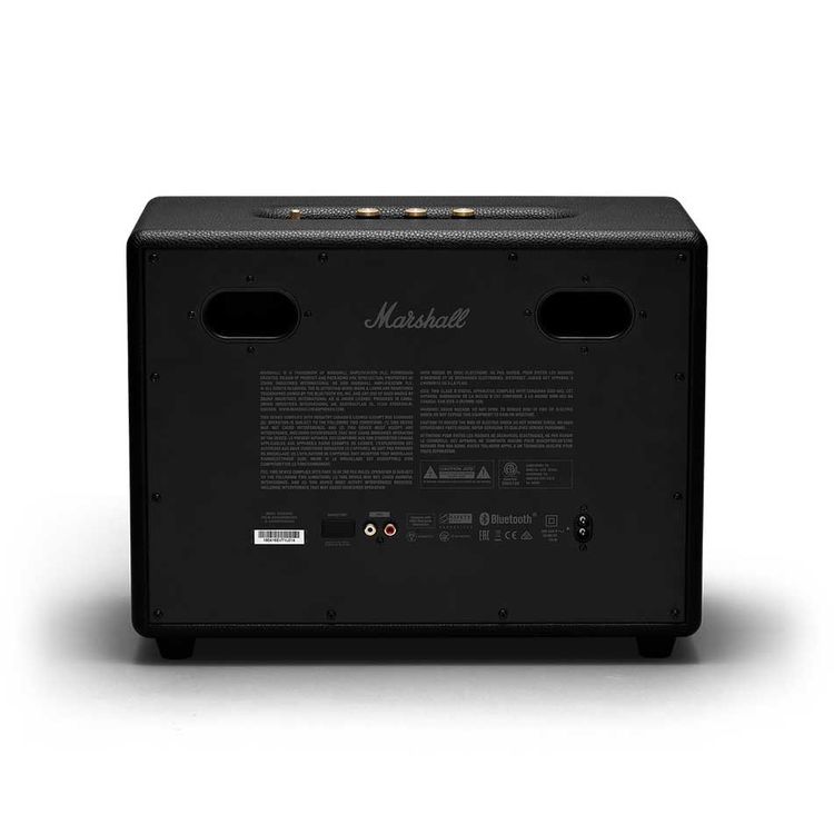 Marshall Woburn II Bluetooth Wireless Stereo Speaker with Bluetooth Version 5.0, Jack 3.5mm Connectivity, 10m Bluetooth Range, App Controller - Black
