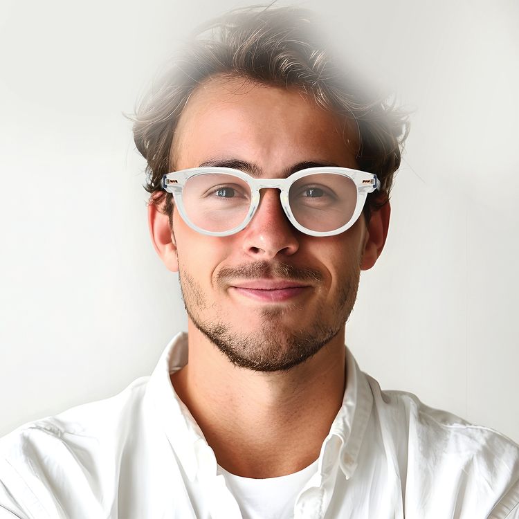 نظارات Porodo Lifestyle San Marino المضادة للضوء الأزرق بعدسات مقاومة للخدش، درع للإجهاد الرقمي، تقلل التعب البصري، تصميم كلاسيكي دائري، وضوح بصري محسن، مادة TR90، تصميم يناسب الجنسين - شفاف