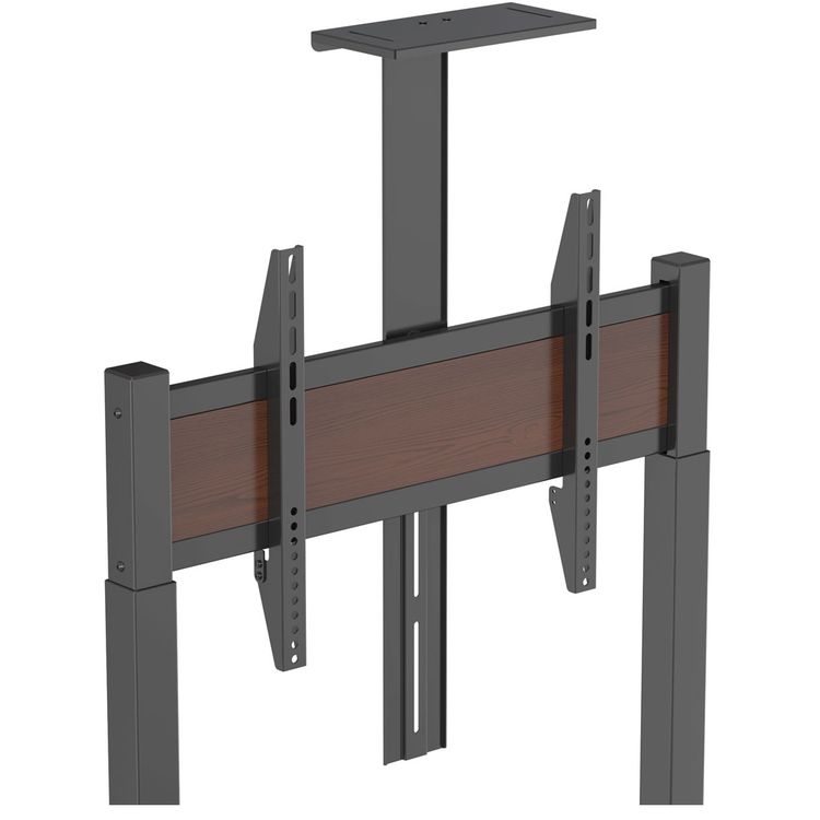 Powerology Electric TV Stand, 118-158cm Adjustable Height, 70kg Max Load - Black