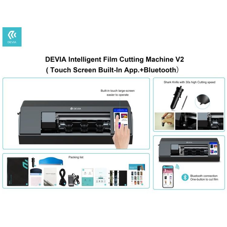 Devia Intelligent Film Cutting Machine for Laptop V2 - Black ( Custmr )