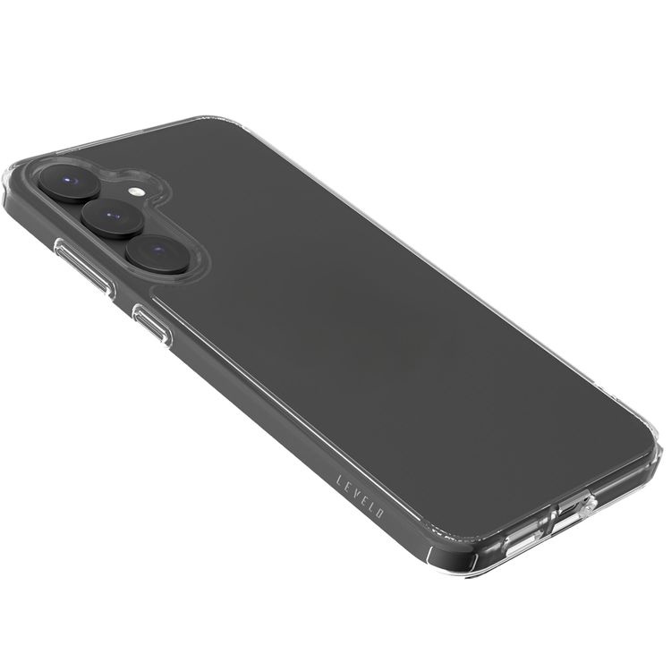 Levelo Clara Clear Case for Samsung Galaxy S25 Plus, TPU Material, Impact-Resistant Corners, Clearview Technology, Scratch-Resistant, Premium Quality Guaranteed - Clear