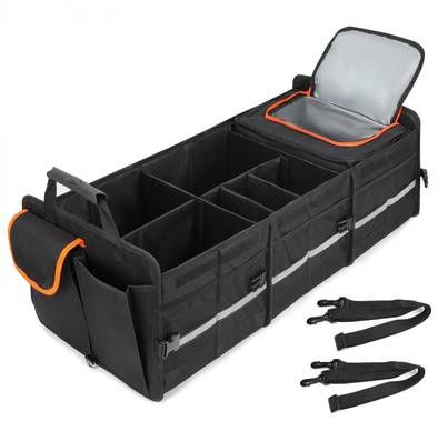 Green Lion Car Trunk Organizer - Black