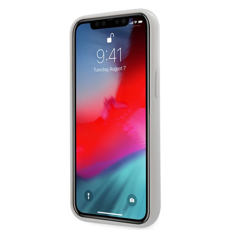 CG MOBILE Guess PC/TPU Elegant Marble Design Case Compatible for iPhone 13 Pro (6.1") Anti-Scratch, Easy Access to All Ports, Shock Absorption