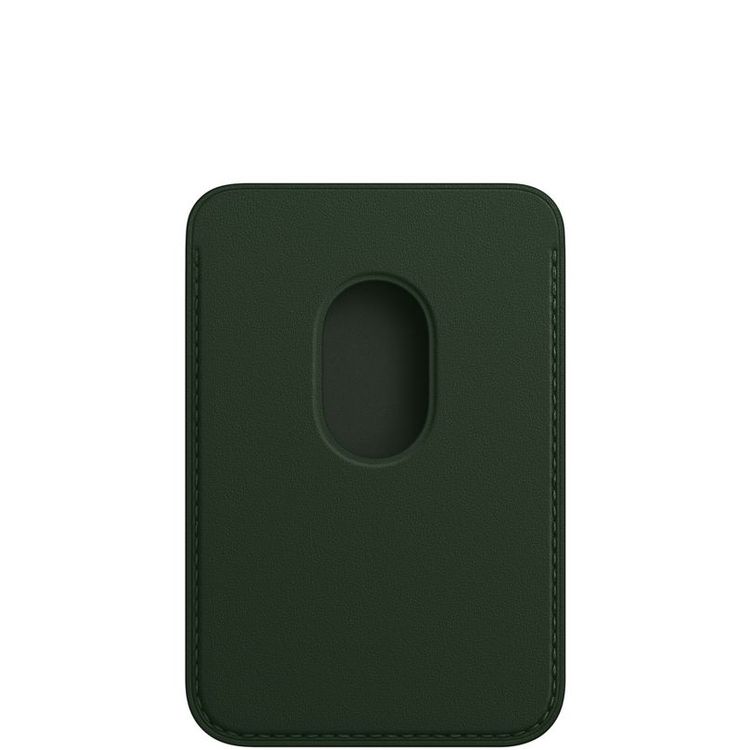 Apple Leather Wallet with MagSafe Compatible for iPhone - Sequoia Green