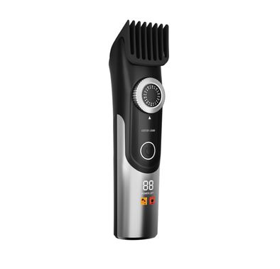 Green Lion Trim Gen"70 Body Hair Trimmer with 3 Speed Levels, LED Status Indicator, Corded & Cordless Use, Charging Base, 1.5 Hours Working Time, 6000RPM Motor - Black