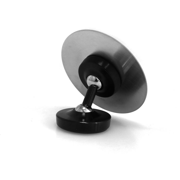 مرآة إسبرسو بطلاء من الستانلس ستيل من LePresso، قاعدة مغناطيسية، تصميم مدمج، مقاس المرآة 65 مم - بني