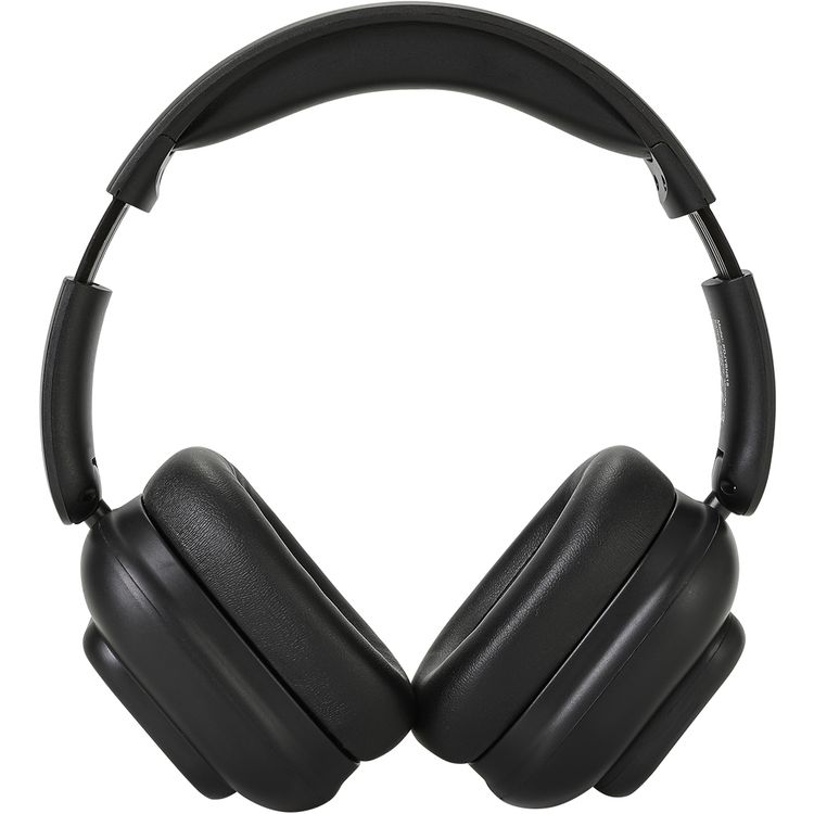 Porodo Soundtec Touchwave ANC Headphones with Detachable Touch Screen, 300mAh Battery Capacity, USB-C Charging Port, 2 Hours Charging Time, Bluetooth Version 5.4, 10m Transmission Range, Up to 29 Hours Play Time, Built-in Microphone, Immersive Audio, Compact Foldable Design - Black