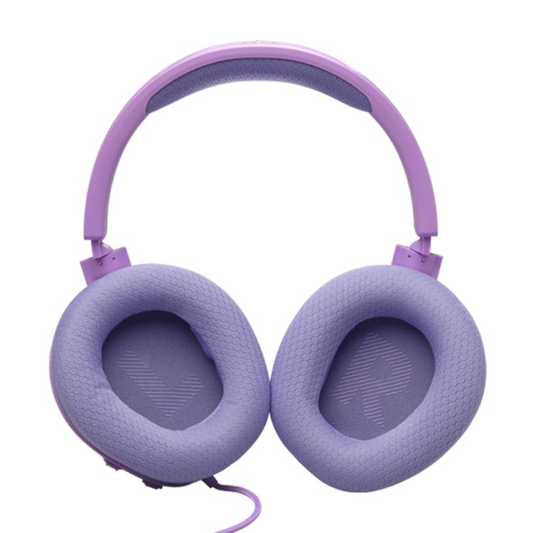 JBL Quantum 100M2 Wired Over-ear Gaming Headset, Lightweight & Compact Design, Memory Foam with Fabric Ear Cushions Material, 1.2m Cable Length, 40mm  Driver Size - Purple