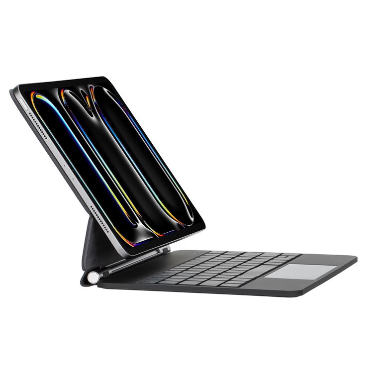 Green Lion Magic Keyboard Case for iPad Pro 11", 10 m Operating Distance, Type-C Charging Port, Pencil Holder - Black
