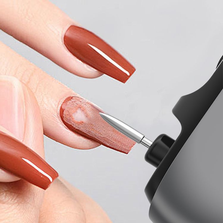 Porodo Multi-Function Electric Nail Clipper with Dual-Speed Settings for Trimming & Polishing, 500mAh Battery, 3 Hours Working Time, Built-in LED Light, Magnetic Safety Cover, USB-C Charging Port - Gray