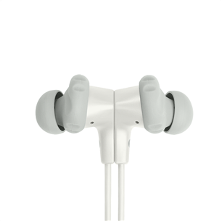 JBL Endurance Run2 Sports Wired In-Ear Headphones, Twist Lock, Water Proof, Sweat Resistant, Magnetic Buds, Hands-Free Phone Calls, 8.2mm Driver Size, JBL Pure Bass Sound - White