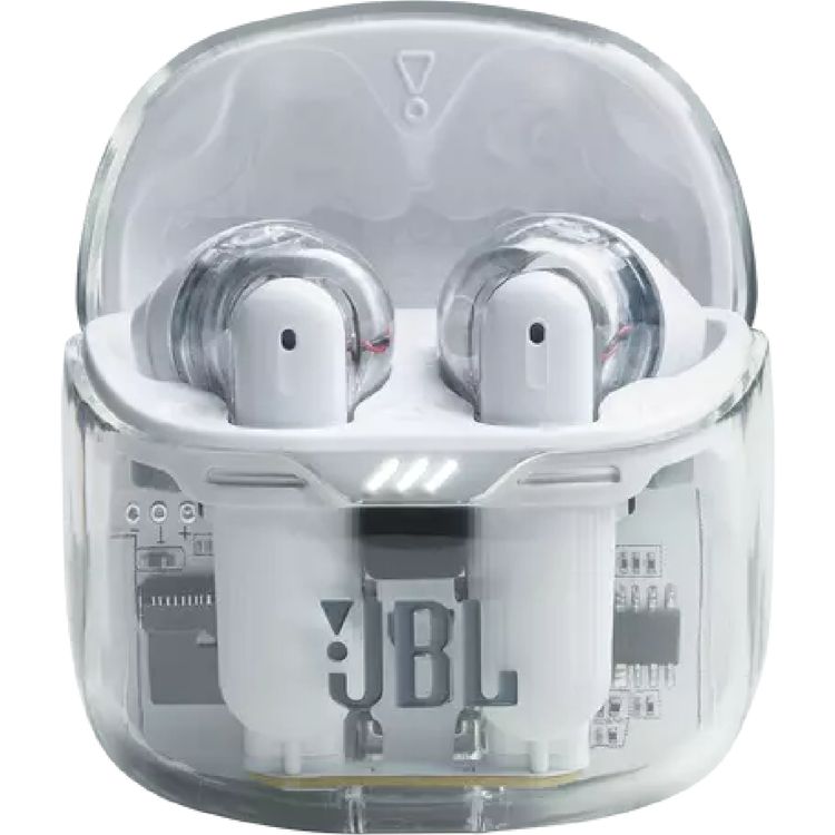 JBL Tune Flex Noise Canceling Earbuds, True Wireless, Smart Ambient, Waterproof, 4.5 Hours Talking Time, Built-in Microphone, Hands Free Calling, Fast Charging - Ghost White
