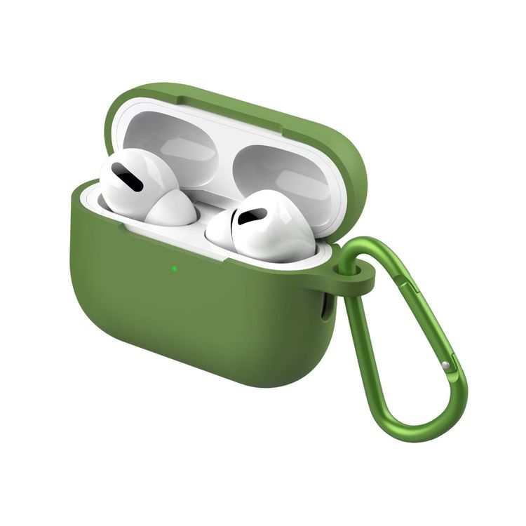 Green Lion Berlin Series Silicone Case for Airpods Pro 2 with Full Protection Design, Slim & Lightweight, Anti Fingerprints, Anti Scratch, Premium Quality, Unique Design - Green