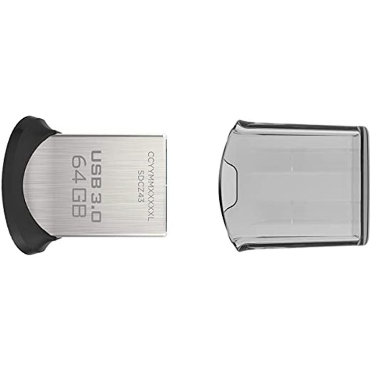Sandisk SDCZ43-032G-GAM46 Ultra Fit USB 3. 0 Flash Drive - 32GB - Black (Pack of1)