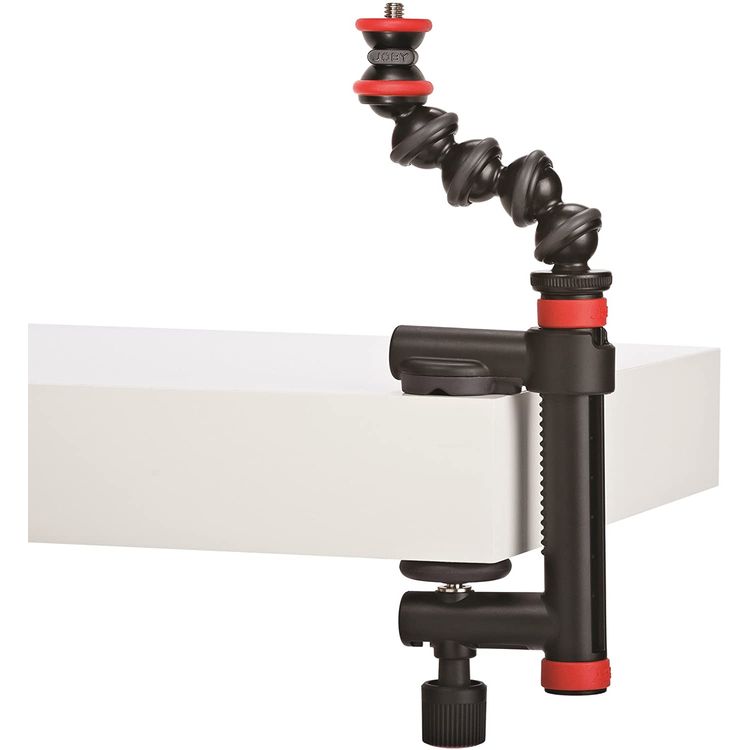 Joby JB01280-BWW Action Clamp and GorillaPod Arm Tripod (Black/Red)