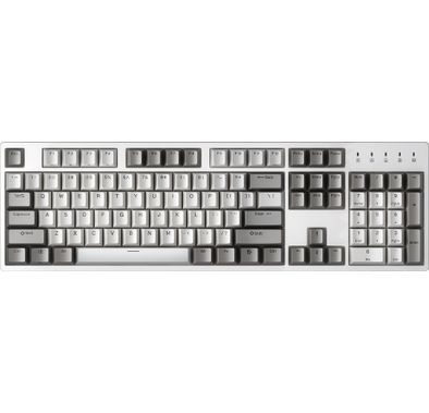 Durgod Taurus K310 Wireless Mechanical Gaming Keyboard 104 Keys Double Shot PBT NKRO (Cherry Red,Brown) - Brown Switch - White