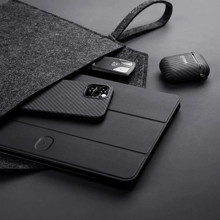 Pitaka MagEZ Case Folio for iPad Pro 12.9" 2021 - Black