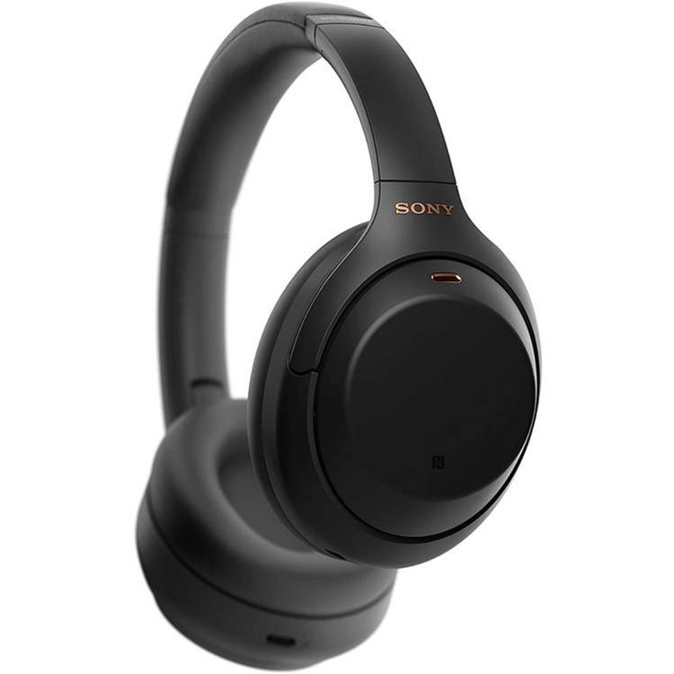 Sony Wireless Noise Cancelling Stereo Headphones with Steel, Plastic & Padded Leather Cover Material, 30 Hours Battery Life, 10m Performance Range, Built-in Microphone- Black