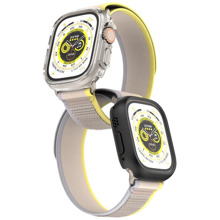 Green Lion Ultra Series Guard Pro Case (Apple Watch 49mm) - Black