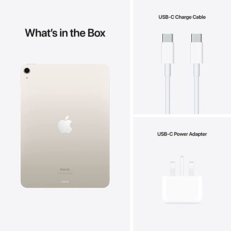 iPad Air 2022 10.9inch 5th genration (Wi-Fi + cellular)  - Starlight - 256GB