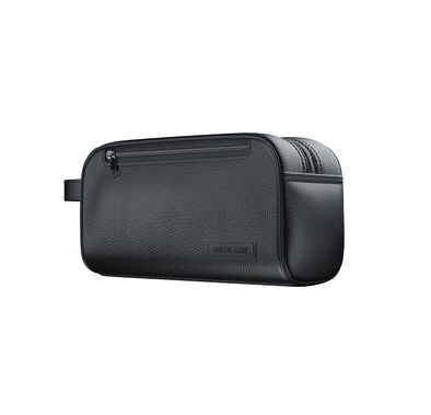 Green Lion Lakeshore Clutch Bag, Sturdy & Easy Handle, Ergonomic Design, Durable Zipper, Multi-Pockets, Water Resistant Exterior, PU Leather Material - Black