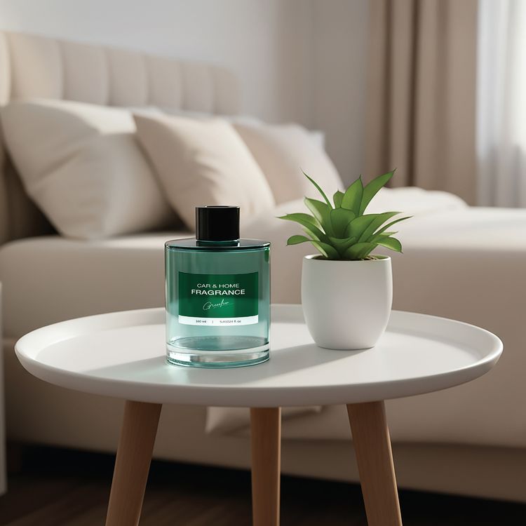 Green Lion Fragrance Refill Diffuser for Car, House and Office Use with  Fresh Ocean Wood Scent, 160mL Capacity, Premium Fragrance Oil Refil Type - Black