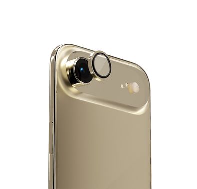 Levelo LucentUno Camera Lens Protector with 99%  Transmittance for iPhone 17 Air, Anti-Fingerprint, Anti-Scratch, Double-Sided AR Glass, Oleophobic Coating, Multi-Layer Protection, Strong Adhesive - Gold