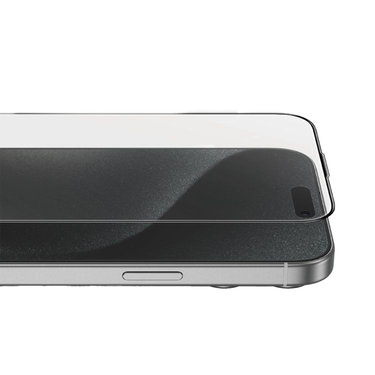 Green Lion Sir Louis 3D Curved Advanced Round Edge Glass for iPhone 16 6.1" with Anti-Fingerprint Coating, Anti Scratch, Crystal Clear, Highly Responsive, Bubble Free, Grease Resistance - Clear