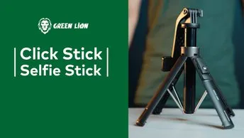 Buy Green Lion Click Stick Selfie Stick in UAE | Quadruped Supported, Diversified Bracket - Black | (GNCLISTICKBK)