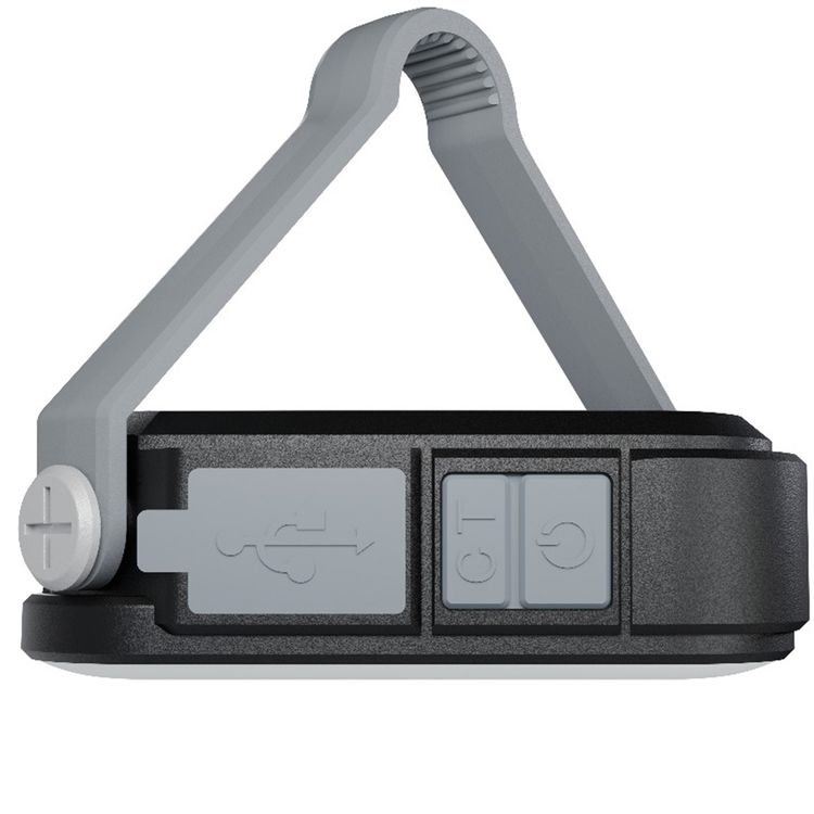 ضوء LED محمول من جرين ليون سولار لوميكس مع باور بانك مدمج، بقدرة 10 واط، و4 أوضاع إضاءة، وعمل يصل إلى 24 ساعة، وسطوع يصل إلى 1000 لومن، وبطارية بسعة 4000 مللي أمبير، ومدخل طاقة شمسية 1 واط - رمادي.