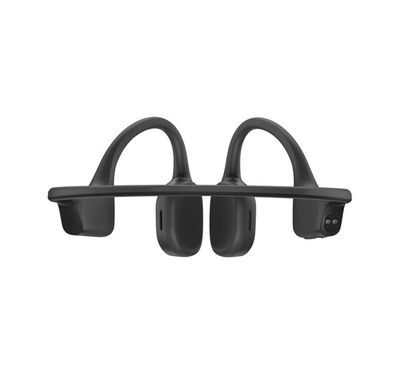 سماعات Suunto Wing الرياضية المفتوحة مع بنك طاقة محمول، اتصال مزدوج للجهاز، وقت تشغيل يصل إلى 30 ساعة مع بنك طاقة، زر متعدد الوظائف، نطاق بلوتوث 10 أمتار، تصنيف IP67 مقاوم للماء والغبار، أضواء LED حمراء لتحسين الرؤية - أسود