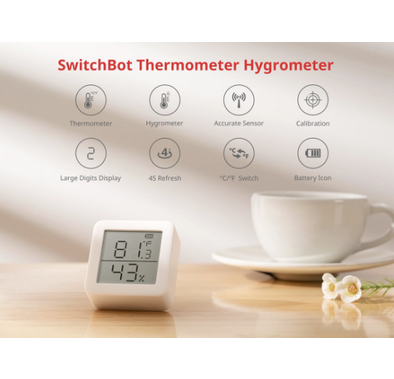 Switchbot Meter | Thermometer & Hygrometer - White