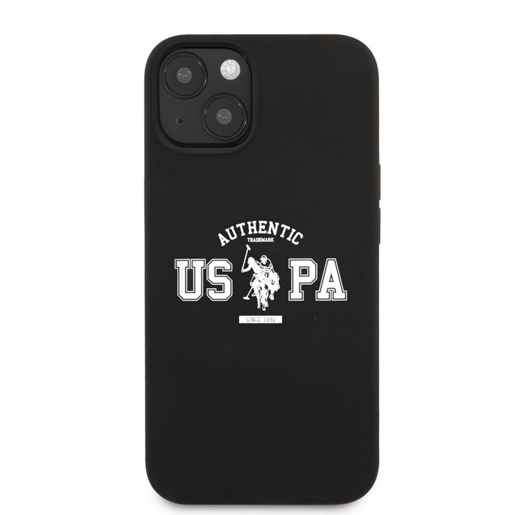 CG MOBILE U.S. Polo Assn. Liquid Silicone Authentic Logo Compatible for iPhone 13 (6.1") Drop Resistant, Easy Access to All Ports, Anti-Scratch, & Shock Absorption Protective