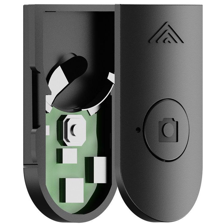 Porodo Blue FlexiTripod Selfie Stick with Foldable Tripod, Wireless Remote Shutter, 360° Rotation, 4.0 Bluetooth Version, 10m Wireless Range, Stainless Steel Material - Black