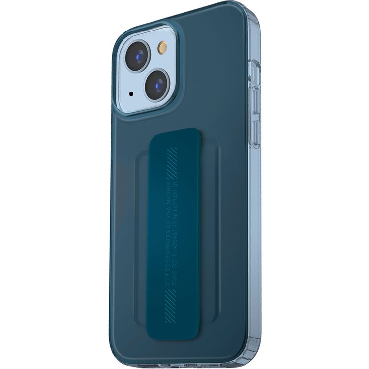 Viva Madrid Loope Shock Absorbent TPU/PC Air Pockets Case with Silicone Grip Compatible for iPhone 13 (6.1") Easy Access to All Ports, 10ft Drop Protection, Anti-Scratch Back Cover Suitable with Wireless Charging - Pacific Blue