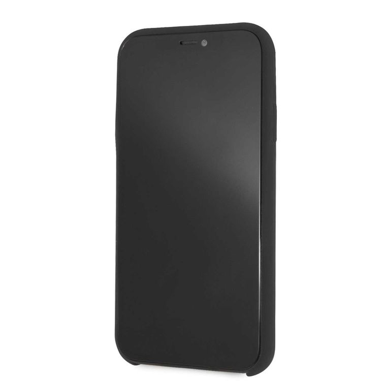 CG MOBILE Mercedes-Benz Silicone Phone Case with Microfiber Lining for iPhone Xr Officially Licensed - Black